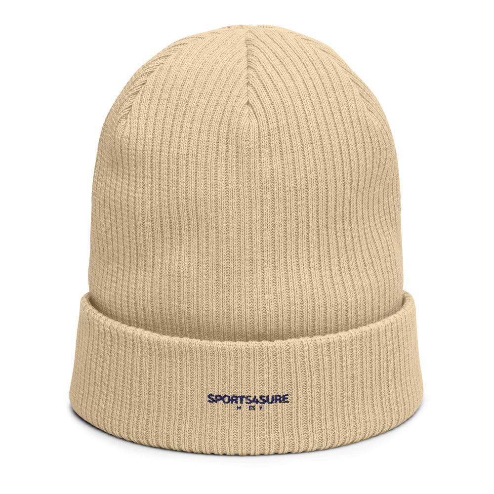 Organic ribbed beanie