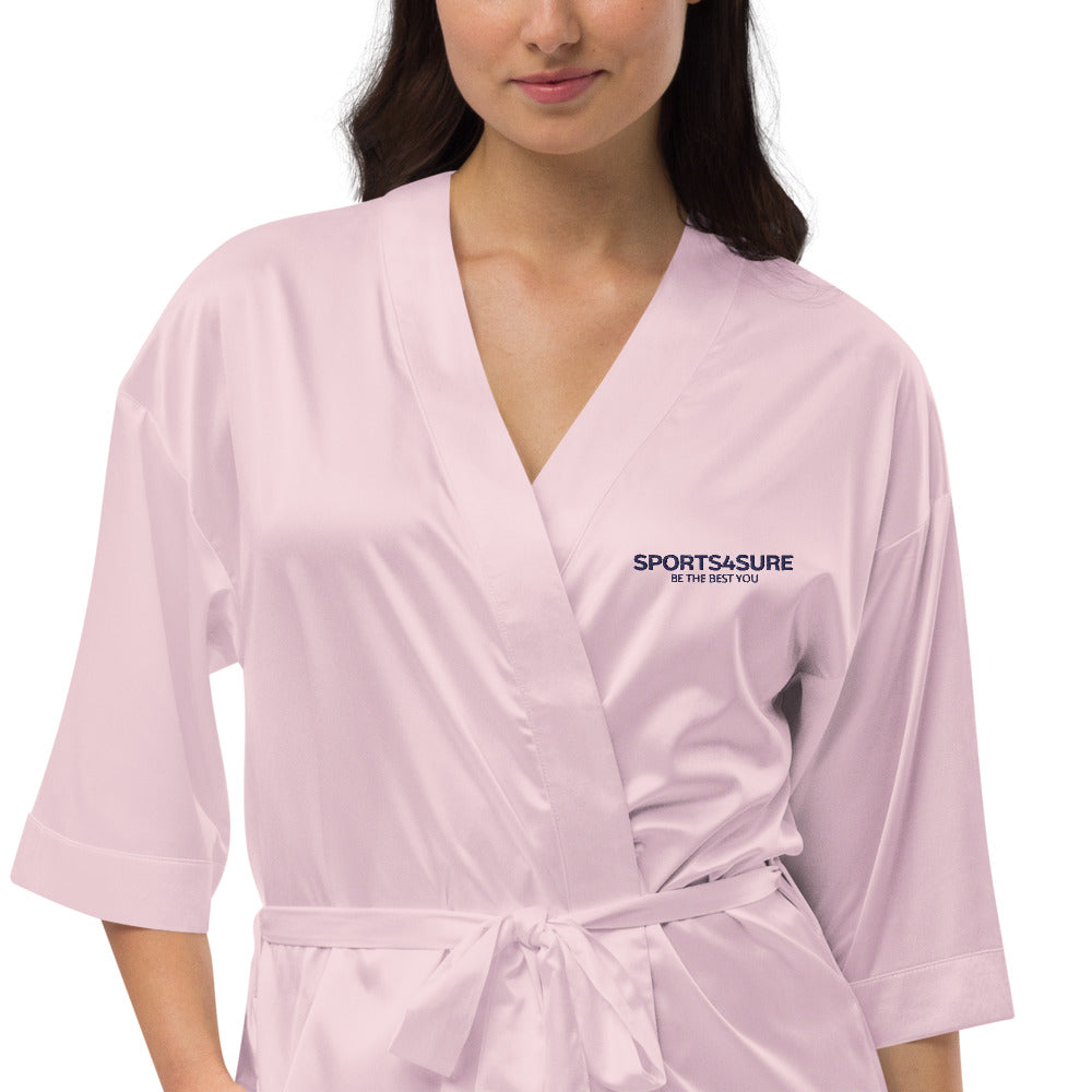 Satin robe
