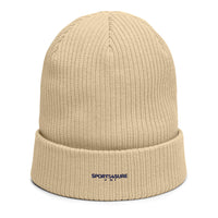 Organic ribbed beanie