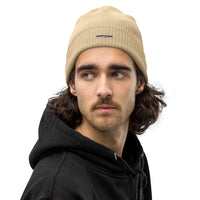 Organic ribbed beanie