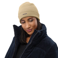 Organic ribbed beanie