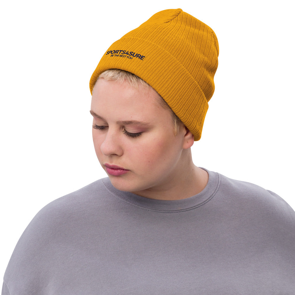 Recycled cuffed beanie