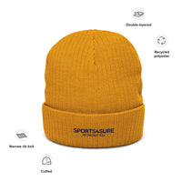 Recycled cuffed beanie